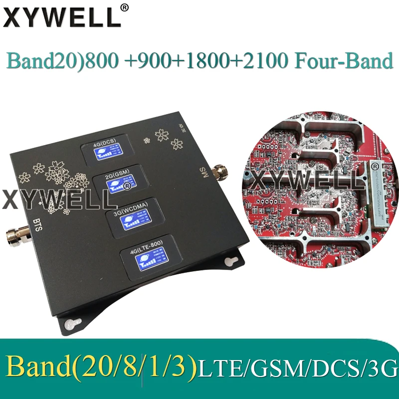 2020 New!! B20 LTE800 900 1800 2100mhz Four-Band