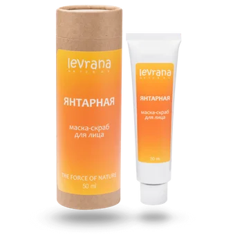

Cosmetics, genuine cosmetics, Levrana, Леврана, Mask face scrub, SFMN02, amber mask facial scrub, 50 ml