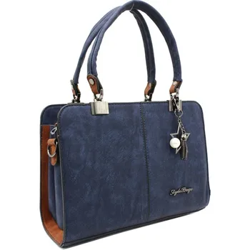 

Women's 2020 Hand And Shoulder Strap Bag Navy Blue Adult Luxury Comfortable Suitable For Daily Use Modern Fashion Female Casual