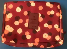 FUDEAM-bolsa de viaje multifunción de poliéster para mujer, organizador de artículos de tocador, bolsa de cosméticos portátil, estuche de maquillaje