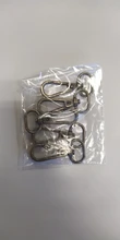 Gatillo giratorio de Metal, 5 uds., 4 tamaños, broche de langosta, gancho a presión, llavero con anilla, cordón de Paracord, artesanía, mochila para exteriores, piezas para mochilas