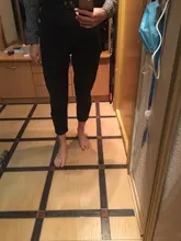 Mom Jeans Capri Loose Baggy Women Harem Pants New-Spring High-Waist Straight Plus-Size