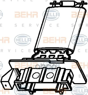 Резистор Вентилятора Отопителя Vag Hella 9ml351332371 HELLA арт. 9ML351332371