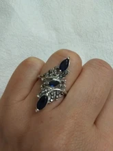 Clásico de moda de anillo de boda azul exquisito anillo de circón para mujer 2020 nueva moda joyería de la boda de regalo de Año Nuevo