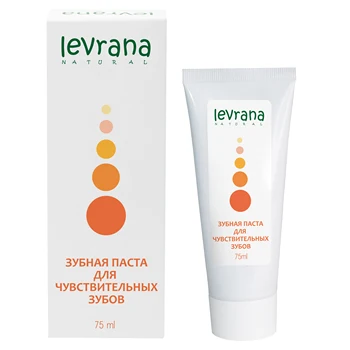 

Cosmetics, genuine cosmetics, Levrana, Леврана, toothpaste, NTP03, toothpaste "For sensitive teeth", 75 ml