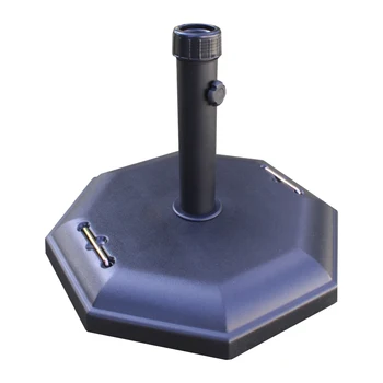 

Base parasol 27 kg 48 mm negra Wurko