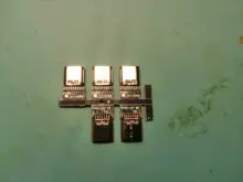 Conector USB 3,1 tipo C, conector hembra de 14 pines, agujero pasante, PCB 180, USB-C de protección Vertical