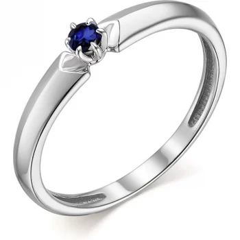 

Alcor ring with 1 sapphire in white gold