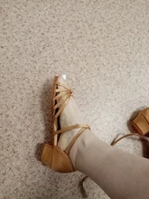 RU Stock alta calidad nueva llegada al por mayor niñas niños/niños tango salón de baile salsa Latino zapatos de tacón bajo