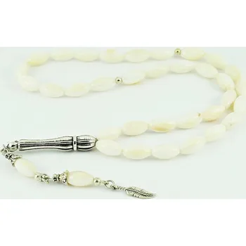 

Natural Stone Pearl Rosary Real Pearl Barley Cut | muslim | necklace | bracelet | tree | natural stone | prayer | handcrafted |