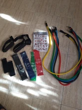 Juego de bandas de resistencia para Fitness, equipo de gimnasio de resistencia, expansor de entrenamiento elástico, 15 Uds.