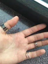 Conjunto de anillos circulares Punk para mujer, Hiphop/Rock, accesorios de dedo con índice de apertura, hebilla, anillo de cola de junta, joyería