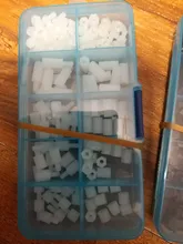 Unids/set M2 M2.5 M3 M4 hexagonal, separador de nailon de cabeza plana, negro/blanco, tornillos espaciadores de plástico, tuercas, 200