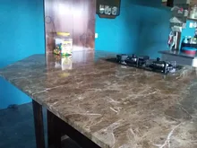 Waterproof Wallpaper Vinyl-Film Cupboard Marble Self-Adhesive Countertops Bathroom Kitchen