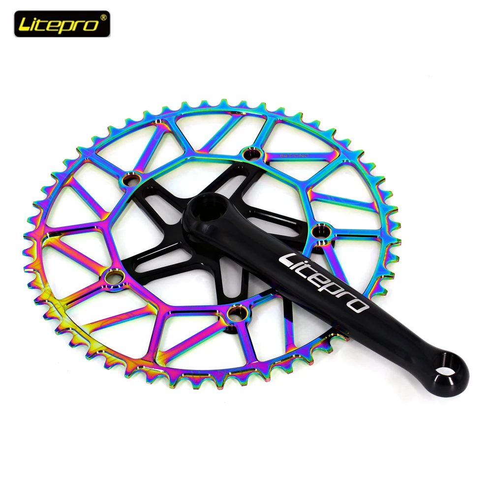 Litepro Ультралегкая Звездочка для велосипеда BMX складной велосипед 130 BCD 48T 50T 52T 54T 56T