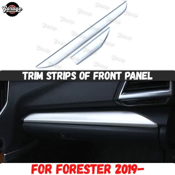 

Trim strip of front panel case for Subaru Forester 2019- ABS plastic molding 1 set / 2 pcs decoration car interior
