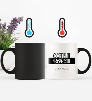 

Father's Day Custom Dear Dad Magic Mug Cup-3