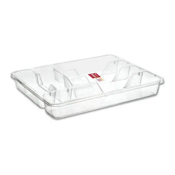 

Cutlery Organiser Privilege Plastic Transparent (37,5 x 29 x 5 cm)