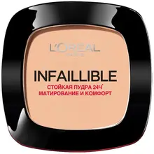 L'Oreal Paris Стойкая компактная матирующая Пудра компактная "Infaillible 24ч" оттенок 160 Бежевый песочный, 9г