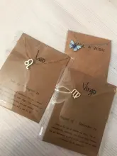 12 collares con signo del zodiaco para mujer, colgante de constelaciones, cadenas de oro, Gargantilla, joyería de moda