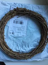 Hoop-Door Wreath Iron-Ring Hanging-Craft Easter Party-Decorations Bamboo/metal DIY 10-40cm