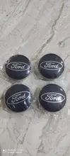 4 Uds 54mm 60mm para tapacubos centrales de coche llanta, cubo cubre emblema insignia para ford Fiesta se fusión Mondeo de La etiqueta engomada