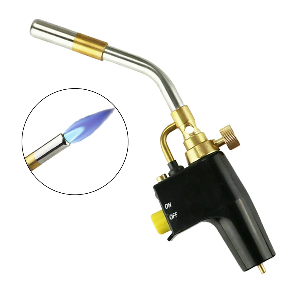 3 Nozzles Mapp Propane Gas Welding Torches Plumbing Blowtorch Soldering Iron Metal Flame Gun