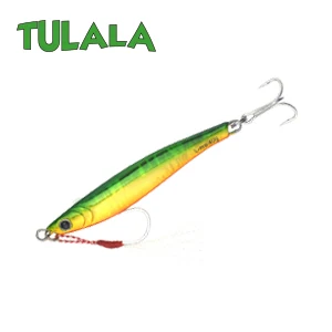GREEN GOLD Tulala литой металл 40 г джиговая блесна, шкура, литье свинца, рыбы, SeaBass, рыбалка на щуку Приманка снасти, вобберы, жесткие приманки - Цвет: GREEN GOLD