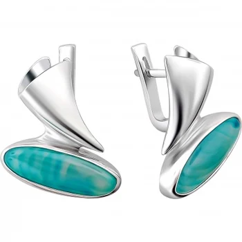 

Esthete earrings with Jasper from silver