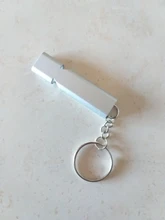 Silbato de emergencia de Seguridad al aire libre, herramienta de autodefensa para acampar al aire libre, doble tubo, alta frecuencia, supervivencia