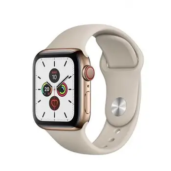 

APPLE WATCH SERIALS 5 GPS CELL 40MM STEEL CASE GOLD WITH STRAP STONE-SPORT MWX62TY/TO