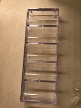 Bandeja apilable de acrílico transparente para fichas de juego de cartas de póker, soporte de patatas sin tapa, 100