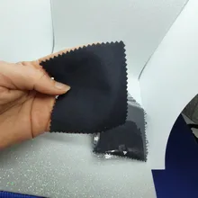 Paño de limpieza de Color plata de ley 8x8cm, paño de pulido, limpieza suave, doradas y plateadas paño de limpieza de joyas, 10 Uds., 50 Uds.