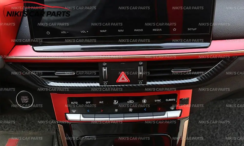 Рамка центрального вентиляционного отсека для KIA K3/Cerato-ABS пластик 1 комплект/1 шт. формовочная отделка автомобиля