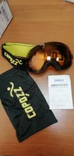 COPOZZ-Gafas de esquí para hombre y mujer, lentes de Snowboard para esquiar, protección UV400, antiniebla