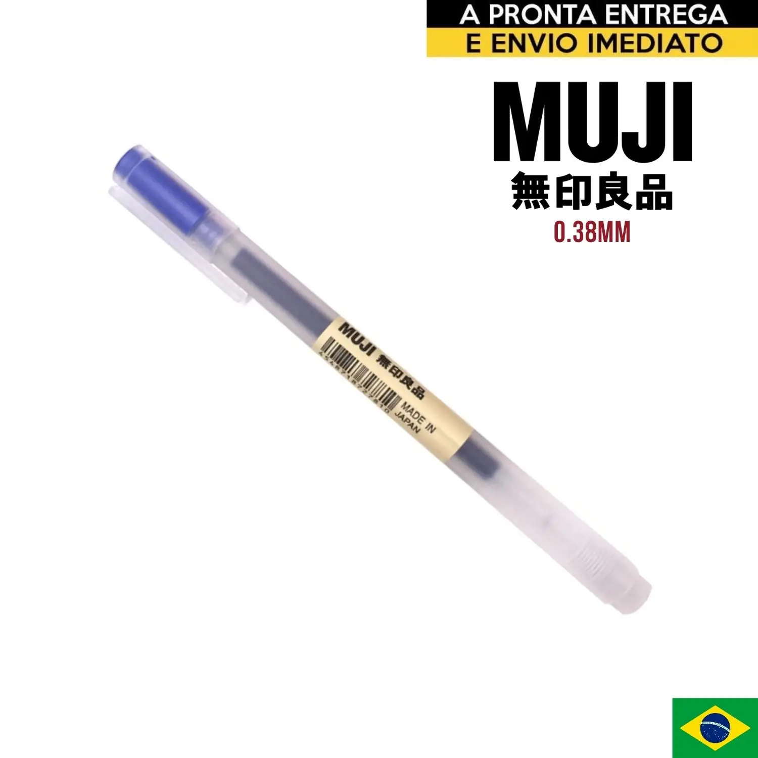 (original) Imported Japan 0.38mm Blue Muji Gel Pen Gel Pens AliExpress