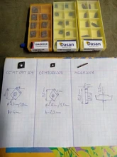 Herramientas de torno CNC CCMT060204 CCMT060208 CCMT09T304 CCMT09T308 CCMT120404 CCMT120408 VP15TF UE6020 US735, con insertos de carburo