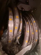 Tira de luces LED impermeable para exteriores, tira de luces LED SMD 2835, 1M, 2M, 5M, 10M, 20M, 25M, 220V, Flexible, color blanco cálido