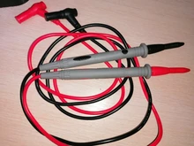 Digital-Multimeter Probe Alligator-Clip Test-Leads Soft-Silicone-Wire Universal 