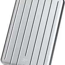 Накопитель SSD Silicon Power 120GB Bolt B75, External, USB 3.1(SP120GBPSDB75SCS) алюминий