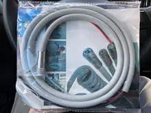 Tubo de silicona con 6 agujeros para dentistas, conector de tubo de manguera con agujeros, accesorio de unidad de laboratorio Dental