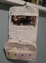 Bolsos de maquillaje para mujeres, Neceser de viaje de alta calidad, organizador de artículos de tocador, impermeable, almacenamiento colgante, bolsa de baño