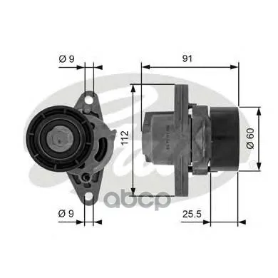 Ролик Натяжителя Gates арт. T38456