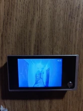 Mirilla de puerta digital con vídeo, cámara de 120 grados con visor y timbre, para puerta exterior con campana y ángulo