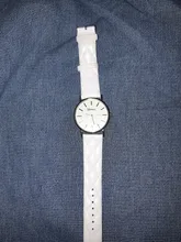 Reloj de pulsera sencillo para mujer, de cuarzo, de cuero de imitación, Geneva, elegante