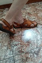 Sandalias clásicas de verano para hombre, zapatos de piel auténtica suaves transpirables, sandalias romanas para playa, zapatillas bohemias