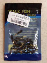WALK FISH-flotadores de Pesca de 30 unids/lote, bloqueo de equipo de Pesca de deriva de rotación, accesorio de bobber de cobre + herramientas de goma, flotadores de Pesca