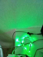 Tira de Luces LED de 5V, lámpara de luz de fondo Flexible USB 5050 RGB, cinta de diodos, teléfono, Bluetooth, aplicación de fondo para habitación, 1-30M