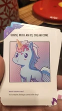 Juego de mesa de unicornios, tarjeta de barkxxg