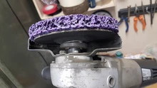 1/3 Uds 125mm disco con tira de polietileno rueda abrasiva pintura Óxido de limpio de ruedas para motocicletas Durable amoladora de ángulo de coche